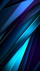 Obraz premium Technology purple and green geometric stripes abstract graphic poster background