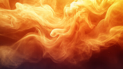 Fototapeta premium yellow and orange smoke texture background