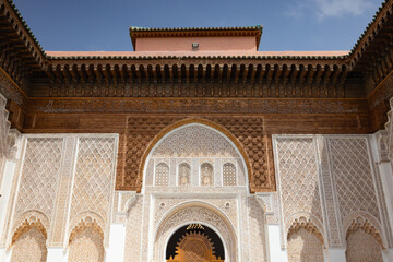 The Ben Youssef Medersa is an Islamic college in Marrakesh, Morocco