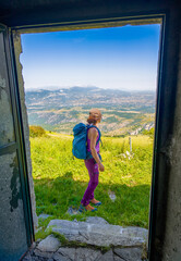 National park of Majella, Italy - Mountain summits in the Majella range, central Italy, Abruzzo...