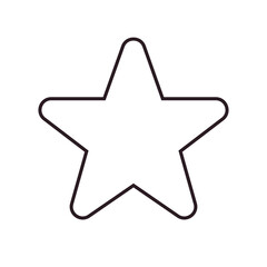 Star emoji vector shining flat design illustration