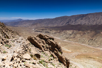 A beautiful view of the High Atlas mountain, Morocco.Tabant, Béni Mellal-Khénifra, Morocco