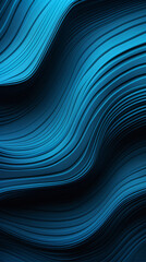 Digital blue wavy curve abstract graphic poster background