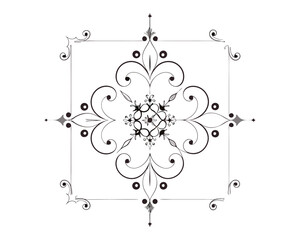 Set of Fancy Decorative Ornamental Lines vector. ai generated