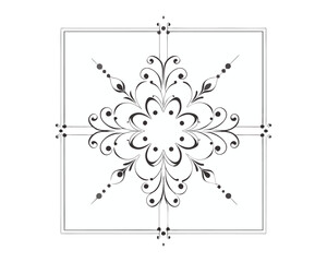 Set of Fancy Decorative Ornamental Lines vector. ai generated