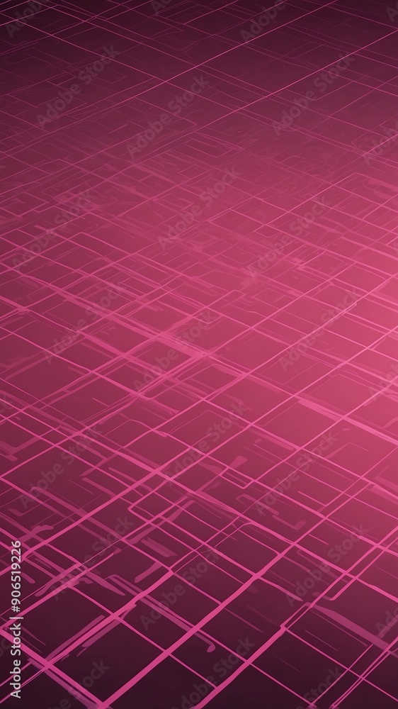 Poster pink futuristic grid lines pattern technology abstract background with copy space