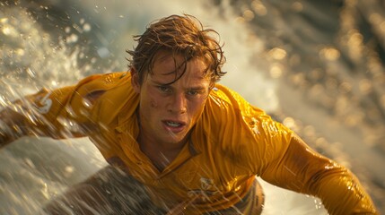 Epic Surf Mastery Capturing the Art of Wave Riding Olympic Surfing Glory Paris 2024