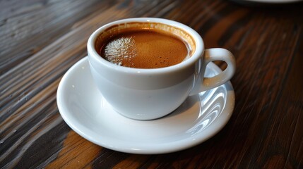 Fresh espresso made from organic roasted coffee beans Variety of organic options for plant based diets