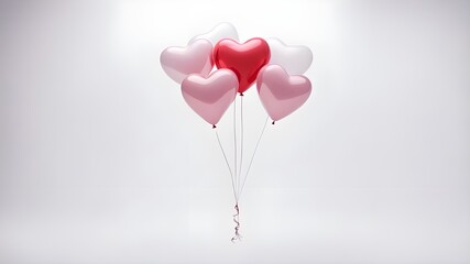 beautiful heart shaped balloons