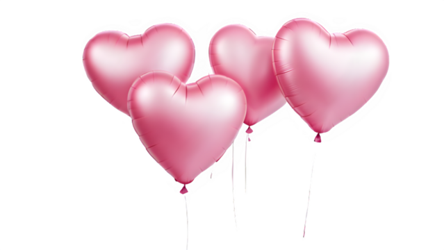beautiful heart shaped balloons