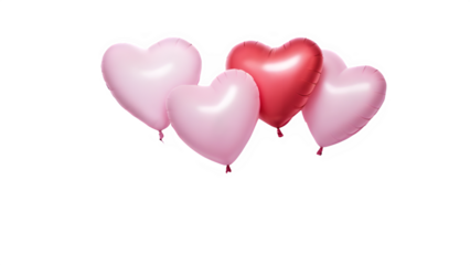 beautiful heart shaped balloons