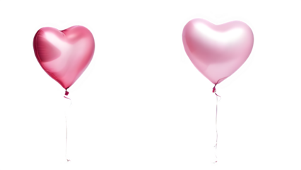beautiful heart shaped balloons