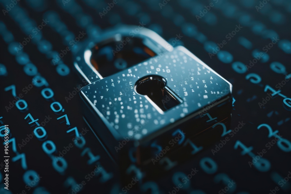 Poster ultramodern security systems equipped with supernatural encryption protect sensitive data from cyber