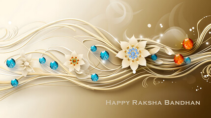 Celebrate Raksha Bandhan with a beautifully designed festive poster