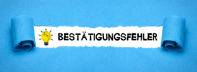 Bestätigungsfehler	