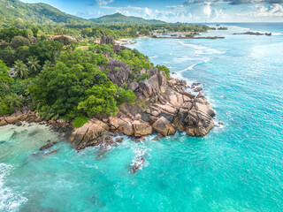 La Digue  Pointe Cap Barbi  Seychelles © ewelinaf