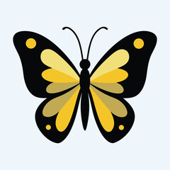 butterfly simple vector illustration