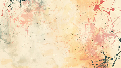 Pastel Stationery with Vintage Neural Network