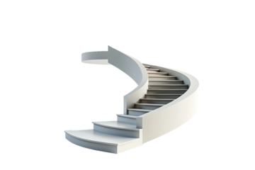 Elegant Circular Stairs with Modern Design