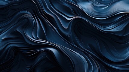 Obraz premium Abstract Dark Blue Swirling Pattern