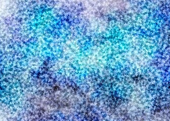 Abstract representation of light and color blending in shades of blue and gray