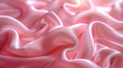 Obraz premium Intricate Pink Ribbons