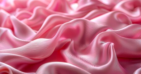 Obraz premium Pink Fluffy Textured Fabric