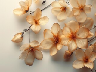 Spring Cherry Blossoms Decoration, Handcrafted Branch Arrangement for Home and Event Decor