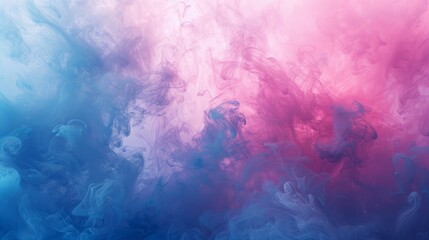 Obraz premium A blurry background with a pink and blue pattern, an abstract drawing, abstract art
