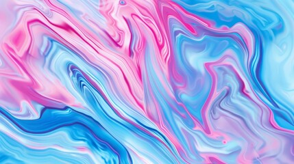 Fototapeta premium A blurry background with a pink and blue pattern, an abstract drawing, abstract art