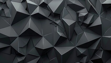 Obraz premium Abstract Black Geometric Pattern