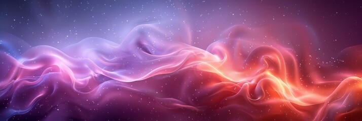 Obraz premium Mystical Sky with Flaming Elements