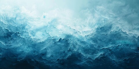 Fototapeta premium The Ocean's Misty Waters