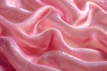Obraz premium Pink Sequined Fabric Texture