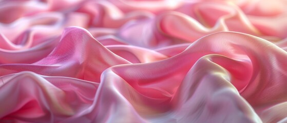 Obraz premium Pink and White Abstract Pattern