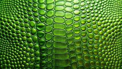 4K Green Crocodile Skin Background