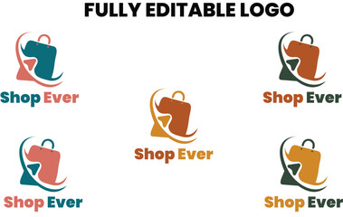 logo, simple logo, professional logo, elegant logo, shop ever logo, shop logo, shopping logo, lettermark logo, wordmark logo, logo design, simple logo designs, visual identity, graphic logo
