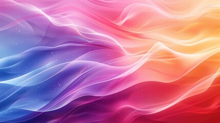 Fototapeta premium Abstract Wave Design - Colorful Swirls and Glitter