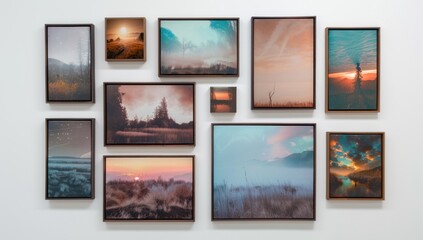 Gallery Wall with Nature Photos