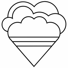 coming out day  Silhouette Vector Illustration
