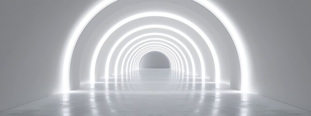 White Tunnel of Light