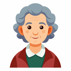 grand parents  Silhouette Vector Illustration
