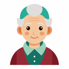 grand parents  Silhouette Vector Illustration
