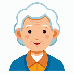 grand parents  Silhouette Vector Illustration
