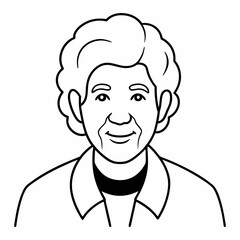 grand parents  Silhouette Vector Illustration
