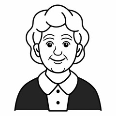 grand parents  Silhouette Vector Illustration
