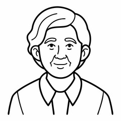 grand parents  Silhouette Vector Illustration
