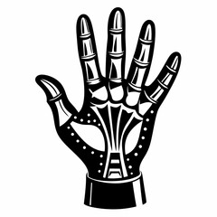 Human Hands  Silhouette Vector Illustration
