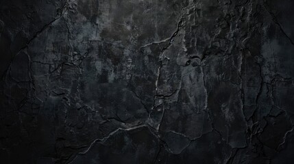 Close-up shot of a cracked dark textured surface with intricate patterns. Moody and dramatic atmosphere.