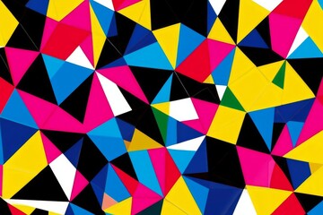 Obraz premium Abstract geometric pattern with bright colors